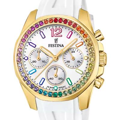 White Boyfriend Watch F20650/2 - Festina