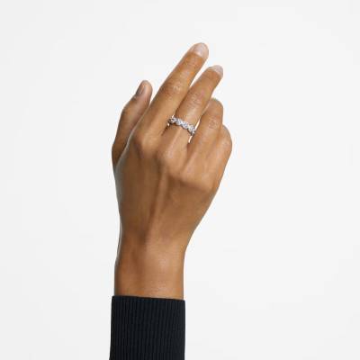 Constella Rhodium-Plated Metal & Crystals Ring - 5642610 - Swarovski