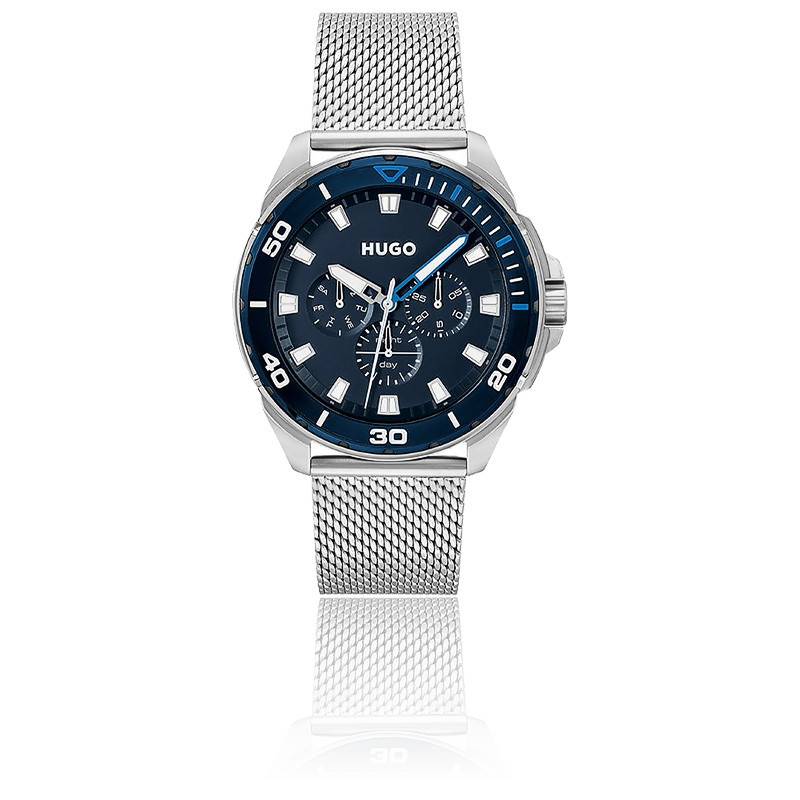 Montre Casual Fresh Bleu en Acier 1530287 Hugo Boss Ocarat