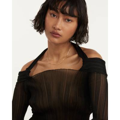 Collier Chaine Snake Plaqué Or CO01-446-U, Longueur 40 cm - Pdpaola