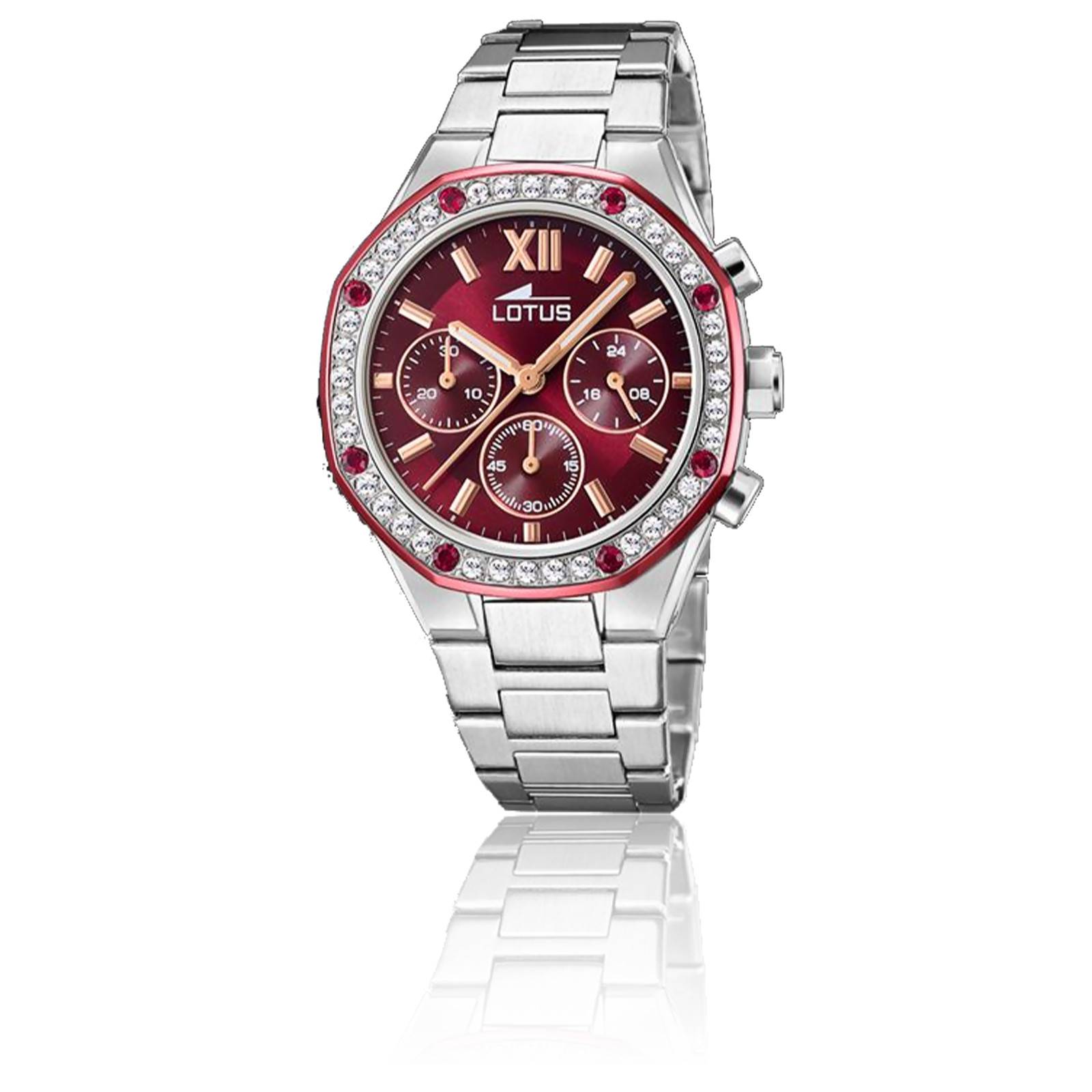 Montre Excellent Grise Rouge 18872 3 Lotus Ocarat