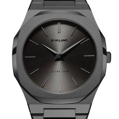 Anthracite Ultra Thin Watch D1-UTBJ22 - D1 Milano