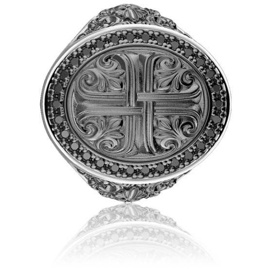 Pendentif Croix Grecque/malte En Argent 925 - Option Chaîne Et Boîte, Longueur 40-60 Cm