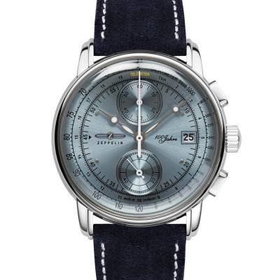 100 Jahre Ice Blue Chronograph Watch 86704 - Zeppelin