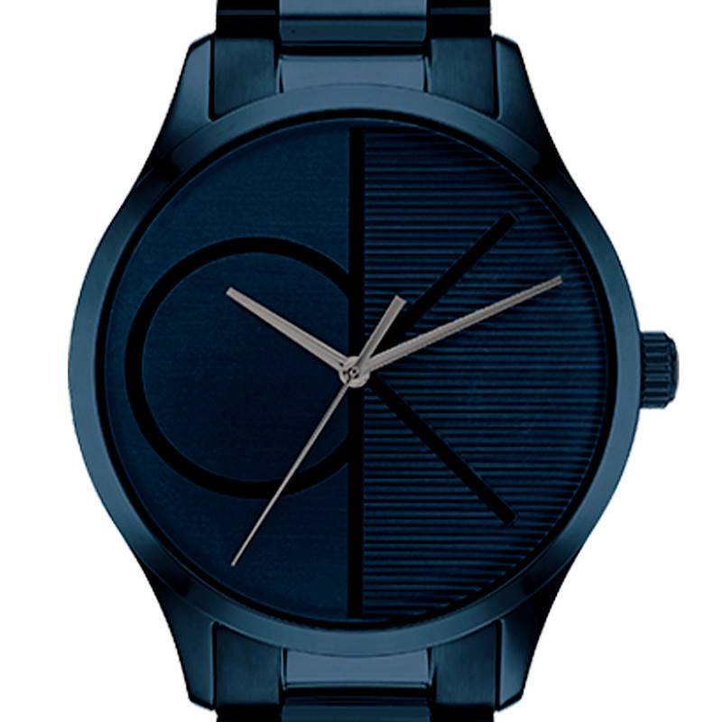 Montre calvin klein online bleu