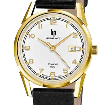 Montre Himalaya Noire & Blanche 671613 - Lip