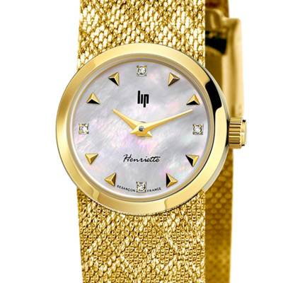 Montre Henriette Dorée 671453 - Lip