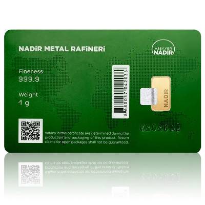 Lingotin d'Or 1g - Ocarat