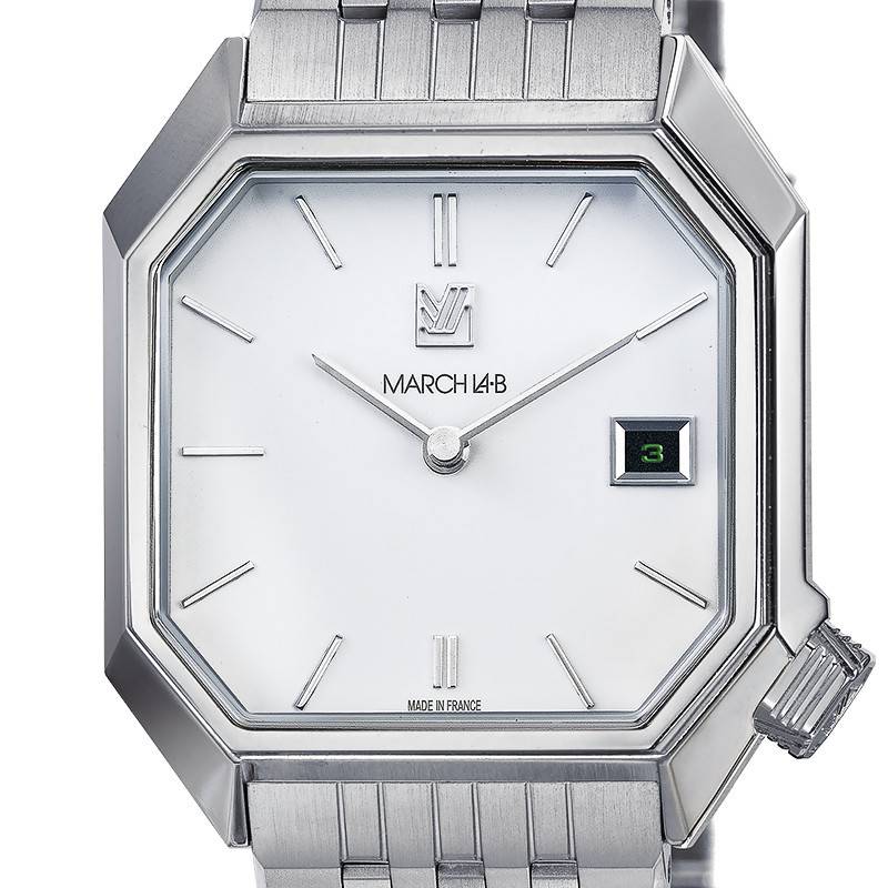 Montre Mansart Automatique White Date March Lab Ocarat