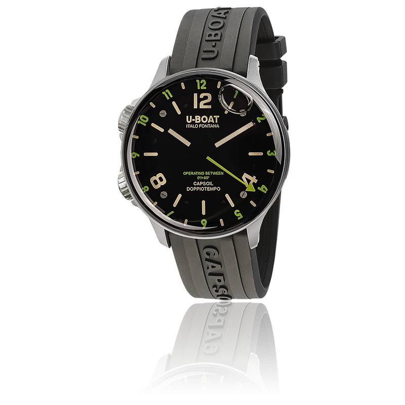 Montre Capsoil Doppiotempo SS Green Rehaut 8838 U Boat Ocarat