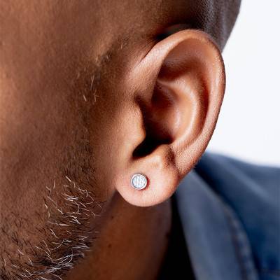 Boucles d'oreilles Séverin Acier - Phebus