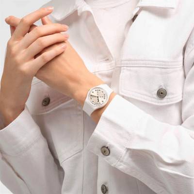 Sparkle Shine Watch SO31W109 - Swatch
