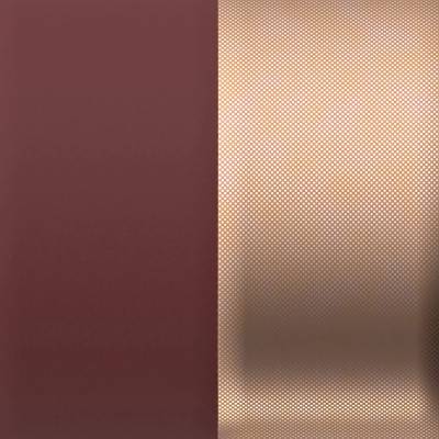 Cuir Manchette Raisin/Rose Irisé, 8 mm - Les Georgettes