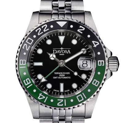 Montre Ternos Ceramic GMT Pentalink 161.590.70/161.590.07 - Davosa