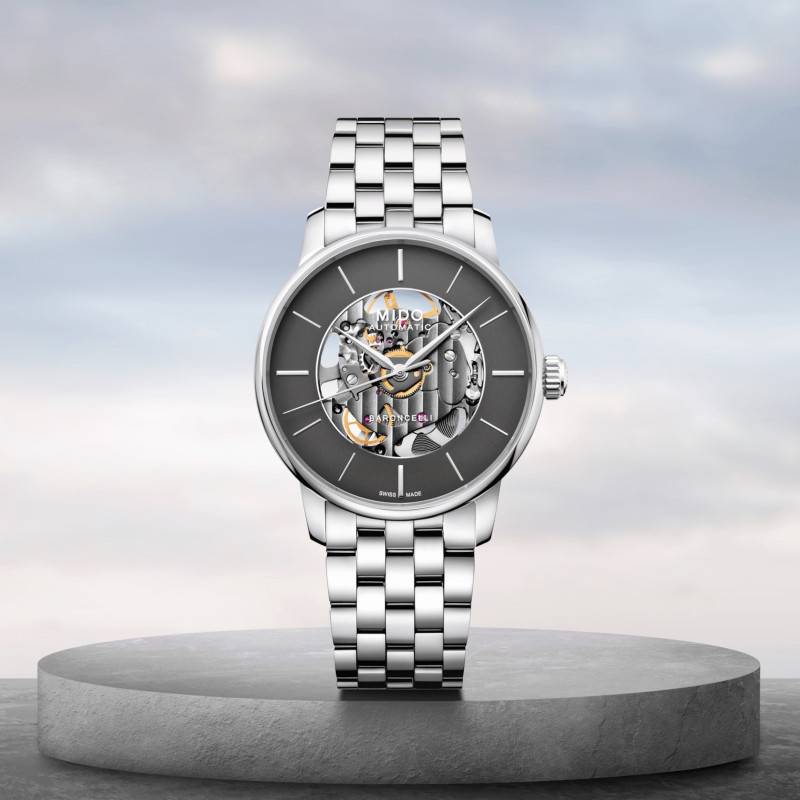 Montre discount automatique skeleton