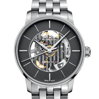 Montre Automatique Baroncelli Signature Skeleton M037.436.11.061.00 - Mido