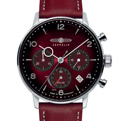 Hindenburg Chronograph Solar 8086-2 Watch - Zeppelin