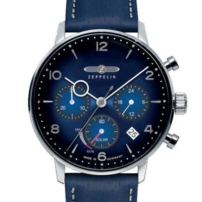 Hindenburg Chronograph Solar 8086-3 Watch - Zeppelin