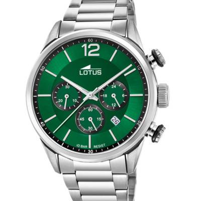 Montre Chrono Verte 18688/4 - Lotus