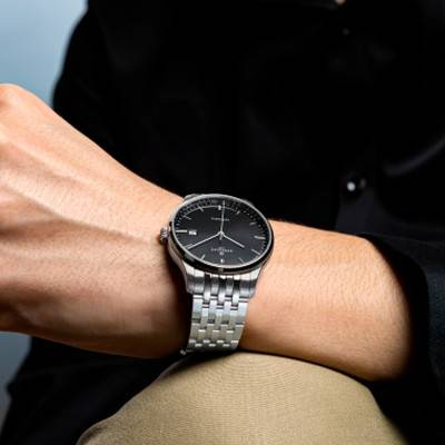 Weekend 3 Hands Black A1300/5 Watch - Perrelet