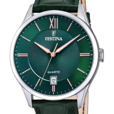 Montre Homme Classics F20426/7 Vert - Festina