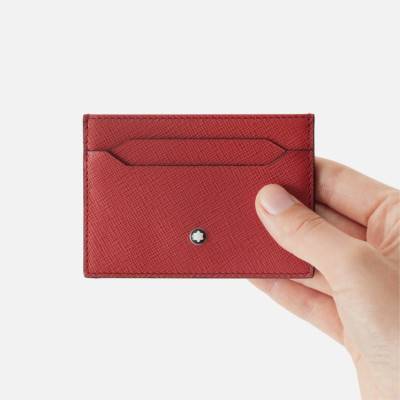 Porte-cartes Montblanc Sartorial 5cc Rouge MB130831 - Montblanc