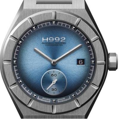Montre H1 Celestial Blue + Silver Bracelet Acier - H992