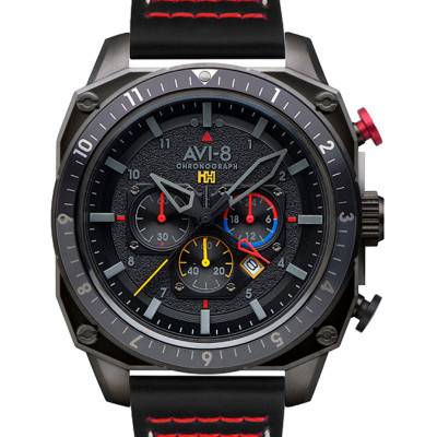 Hawker Hunter Dual Time Chronograph Watch AV-4100-04 - Avi-8