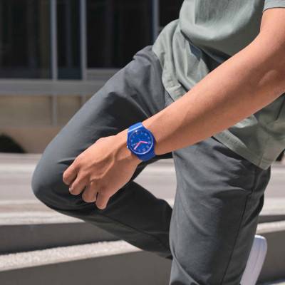 Cobalt Disco Watch SO29N705 - Swatch