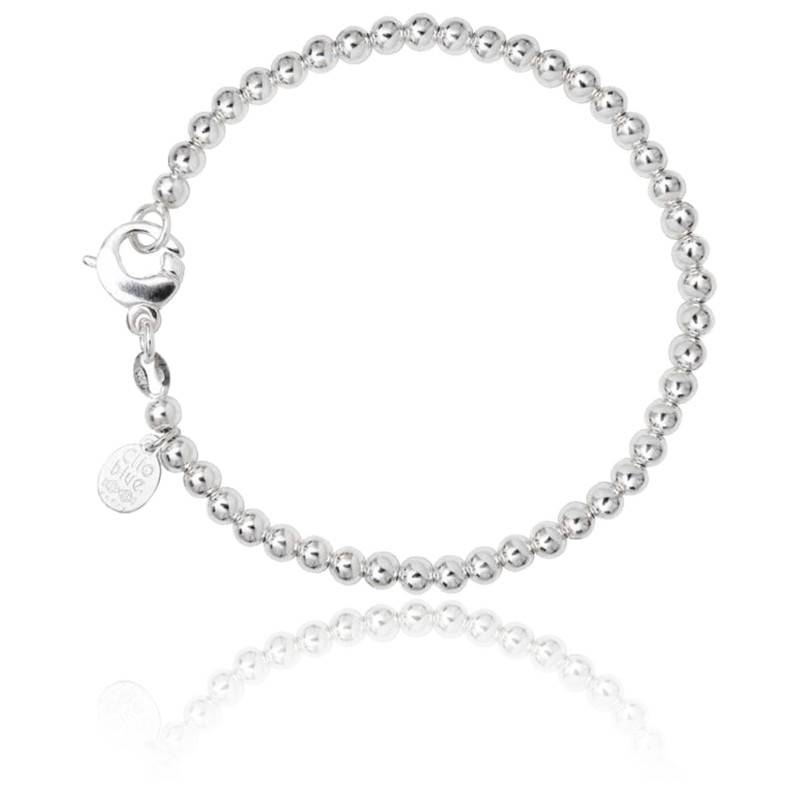 925 Silver & Pearl Christine Bracelet, Length 18 cm - Clio Blue