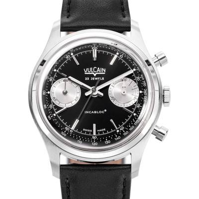 Chronograph Black & Silver Watch 38mm 640109A00 - Vulcain
