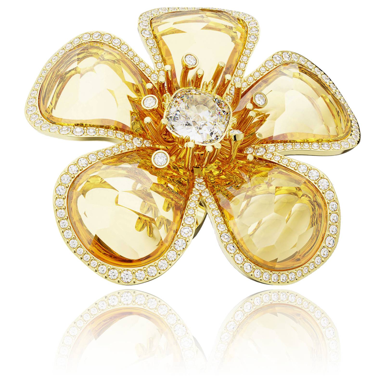 Bague 2025 fleur swarovski