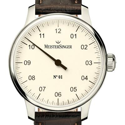N°01 Ivory AM3303 Watch - MeisterSinger