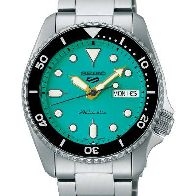 Montre Seiko 5 Automatique Homme Turquoise SRPK33K1 - Seiko 5 Sports