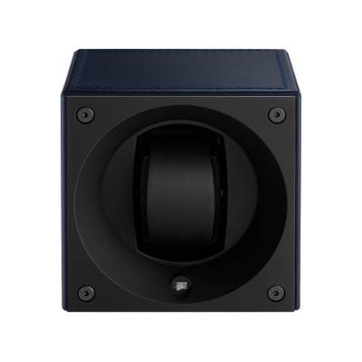 Ecrin Rotatif Masterbox Cuir Bleu Foncé - Swiss Kubik