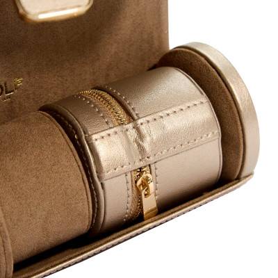 Rouleau de rangement Palermo Jewelry Pouch Pewter 213978 - Wolf 1834