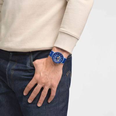 Bouncing Blue Watch SB05N105 - Swatch