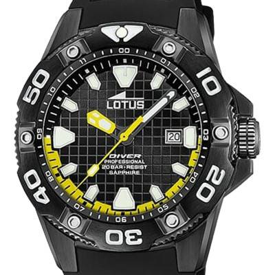 Montre Diver Black 18928/2 - Lotus