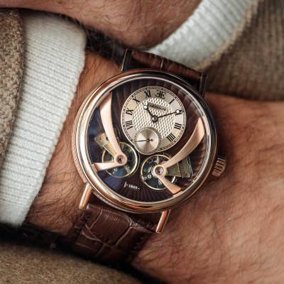 Montre Beaufort Anatolia Mahogany Brown ES-8059-03 - Thomas Earnshaw
