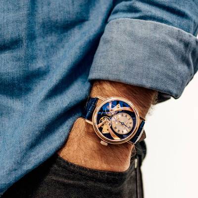 Montre Beaufort Anatolia Regency Blue ES-8059-05 - Thomas Earnshaw