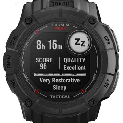 Black Instinct® 2X Solar Tactical Edition Watch 010-02805-03 - Garmin