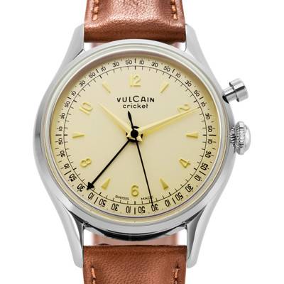 Vulcain Cricket Tradition Eggshell 36mm Watch 100269A76.BAC307 - Vulcain