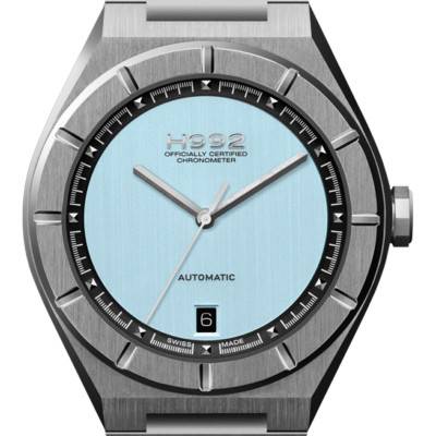 Montre H2 Celestial Blue + Silver Bracelet Acier - H992