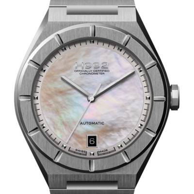 Montre H2 Mother of Pearl + Silver Bracelet Acier - H992