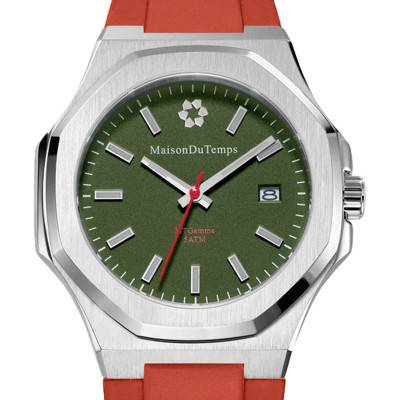 Montre MTGamma Kaki / Rouge - Maison du Temps