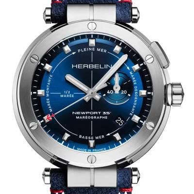 Montre Newport Maréographe 35e Anniversaire - 24688A15 - Herbelin