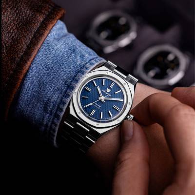 Montre F77 Blue No Date 68001A77 - Nivada Grenchen
