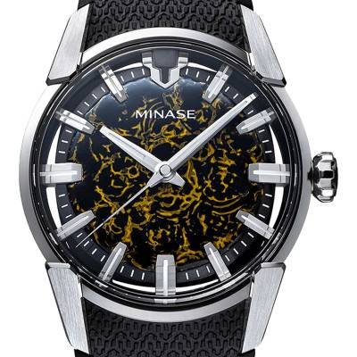 Divido Shibo-Urushi Golden Flux Watch 14-RBKKA3-SSD - Minase