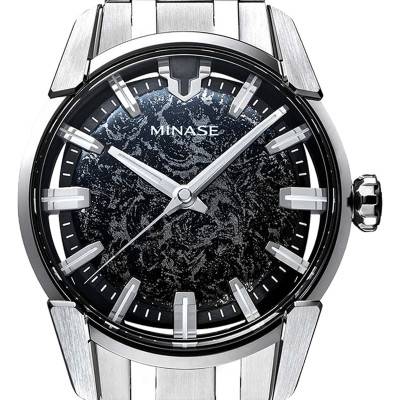 Divido Shibo-Urushi Metallic Haze 14-M01KA2-SSB Watch - Minase