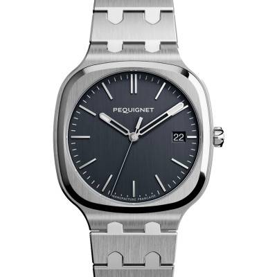Montre Concorde Gris Anthracite 40mm - Pequignet